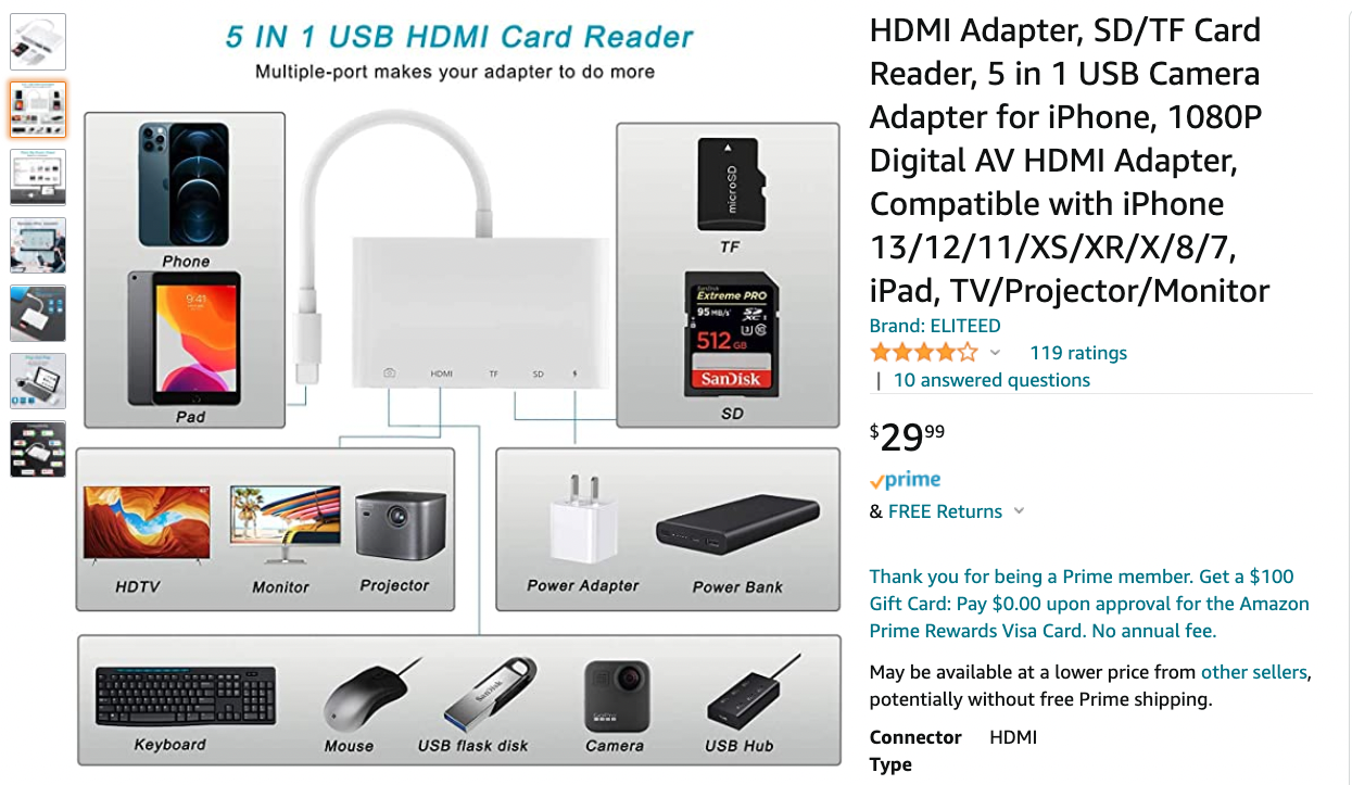 iPhone dongle to make it a computer