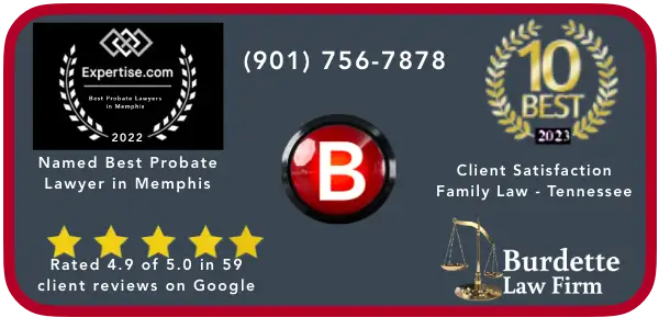 Named a best probate lawyer in Memphis also with a five star rating on Trust Analytics.  A four time recepient of the ten best in Tennessee estate law lawyers in surveys of client satisfaction. Rated 4.9 out of 5.0 by 59 client reviews. The decades of experience, a successful appeals attorney in Tennessee conservatorship law cases.  A CPA who can correctly analyze your estate assets and finances. 
